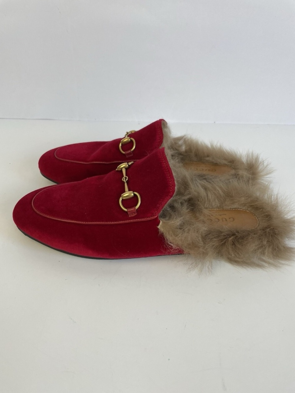 Gucci Princetowns Mules Horsebit Velvet size 39 - Picture 2 of 4